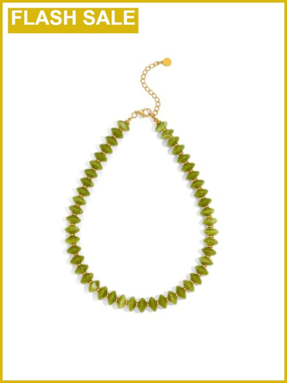 Acrylic Beaded Necklace for Women Chunky Statement Beach Strand Jewelry